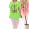 Premium Neon Yellow Graphic Blouse - Wholesale Fashion Top Premium Neon Yellow Graphic Blouse - Wholesale Fashion Top