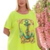Premium Neon Yellow Graphic Blouse - Wholesale Fashion Top Premium Neon Yellow Graphic Blouse - Wholesale Fashion Top