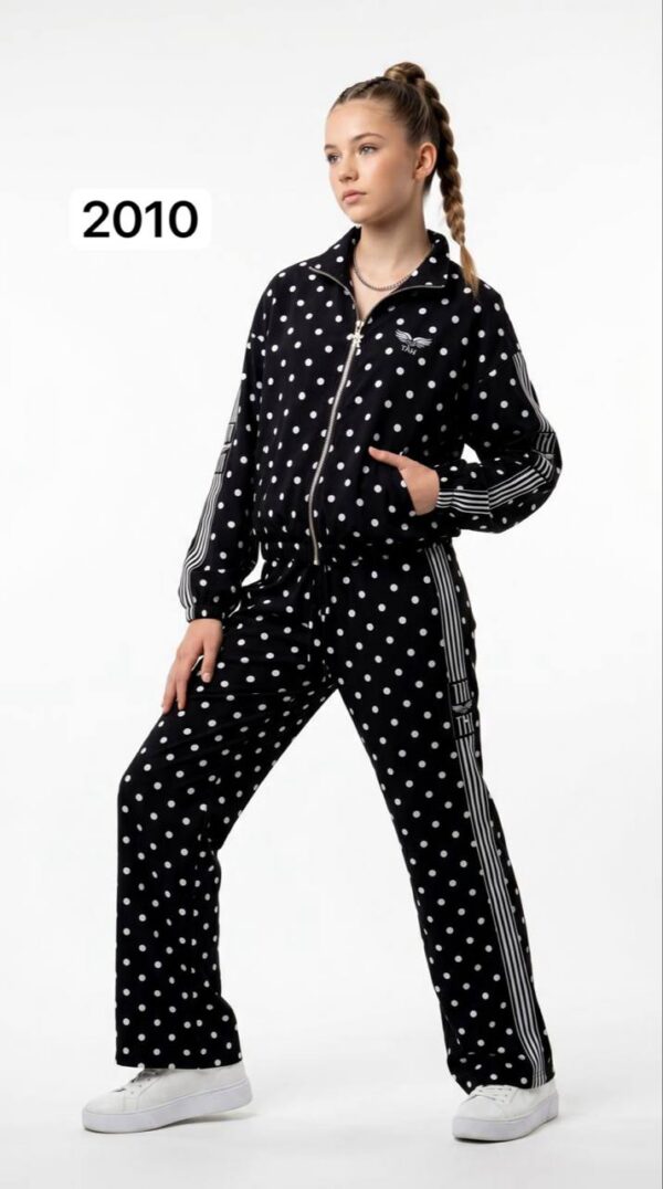 TATU2010 Polka Dot Tracksuit - Premium Two-Piece Set TATU2010 Polka Dot Tracksuit - Premium Two-Piece Set