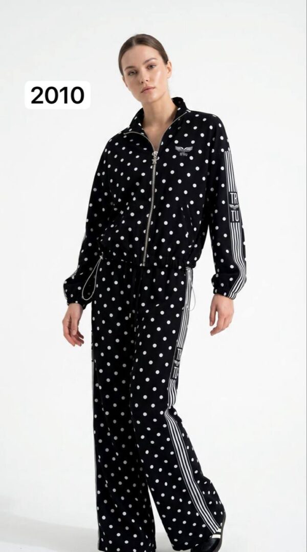 TATU2010 Polka Dot Tracksuit - Premium Two-Piece Set TATU2010 Polka Dot Tracksuit - Premium Two-Piece Set