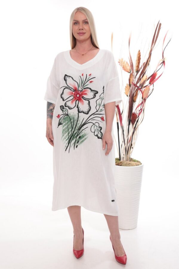 Premium Floral Print T-Shirt Dress Premium Floral Print T-Shirt Dress