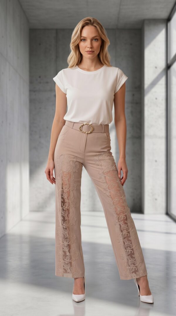 Premium Lace Embroidered Trousers - Wholesale Premium Lace Embroidered Trousers - Wholesale