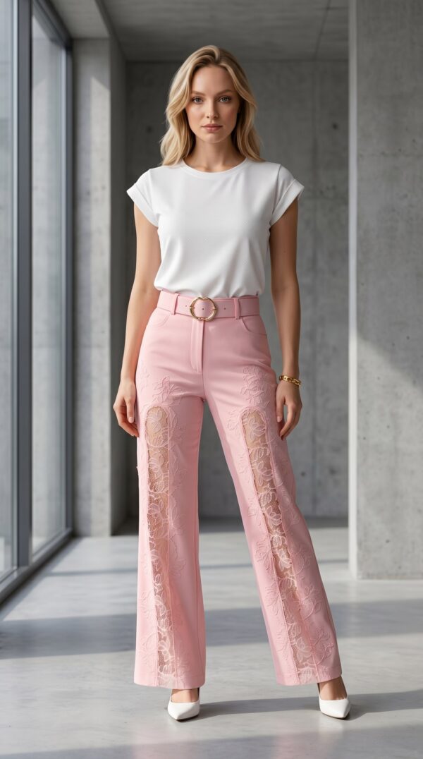 Premium Lace Embroidered Trousers - Wholesale Premium Lace Embroidered Trousers - Wholesale