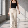 Premium Eyelet Detail Trousers - Wholesale