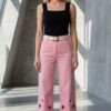 Premium Eyelet Detail Trousers - Wholesale