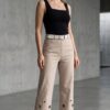 Premium Eyelet Detail Trousers - Wholesale