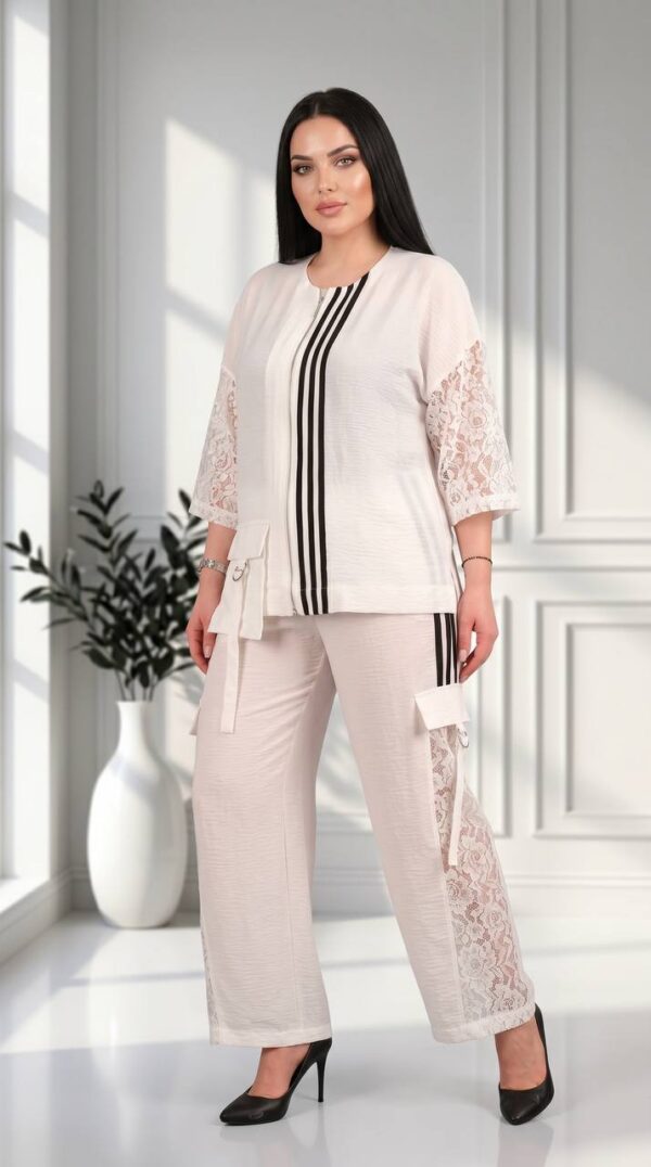 Red Lace Cargo Two-Piece Set - Premium Wholesale Red Lace Cargo Two-Piece Set - Premium Wholesale