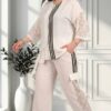 Red Lace Cargo Two-Piece Set - Premium Wholesale Red Lace Cargo Two-Piece Set - Premium Wholesale