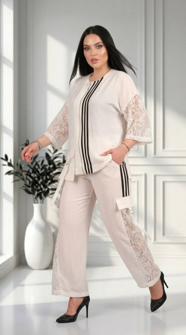 Red Lace Cargo Two-Piece Set - Premium Wholesale Red Lace Cargo Two-Piece Set - Premium Wholesale