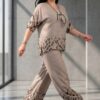Premium Leopard Print Two-Piece Set - Wholesale Comfort Wear