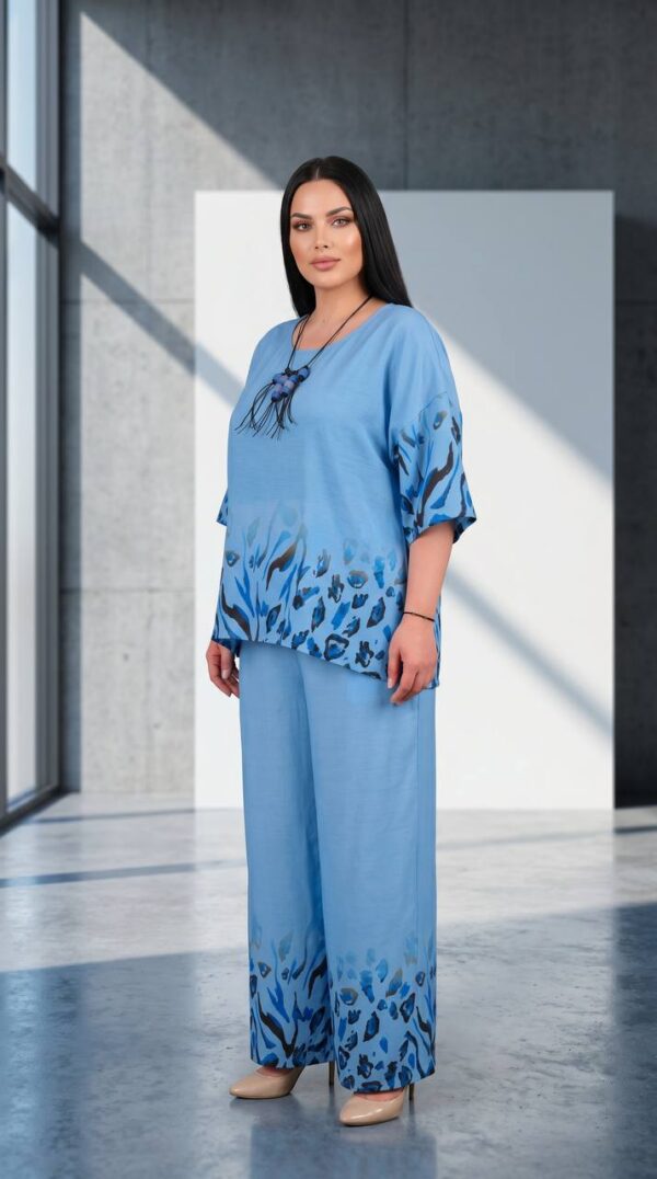 Premium Leopard Print Two-Piece Set - Wholesale Comfort Wear