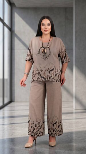 Premium Leopard Print Two-Piece Set - Wholesale Comfort Wear Premium Leopard Print Two-Piece Set - Wholesale Comfort Wear