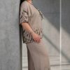 Premium Leopard Print Two-Piece Set - Wholesale Comfort Wear