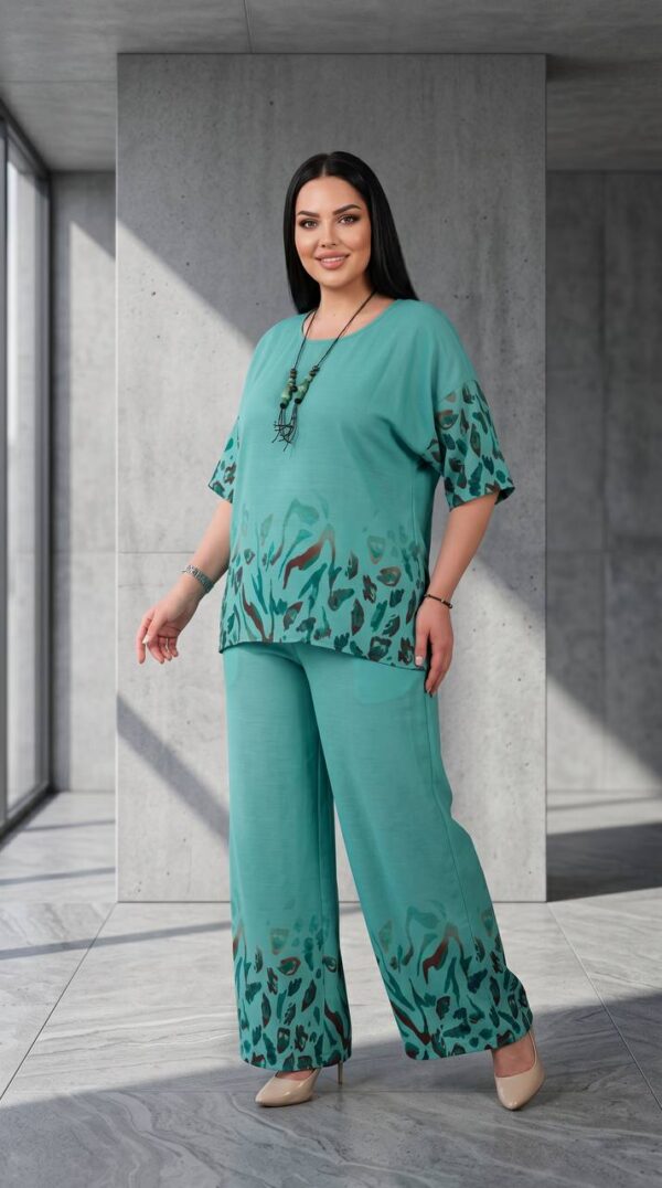 Premium Leopard Print Two-Piece Set - Wholesale Comfort Wear