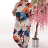 Modern Mixed Print Palazzo Pant Suit Modern Mixed Print Palazzo Pant Suit