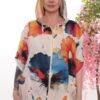 Modern Mixed Print Palazzo Pant Suit Modern Mixed Print Palazzo Pant Suit