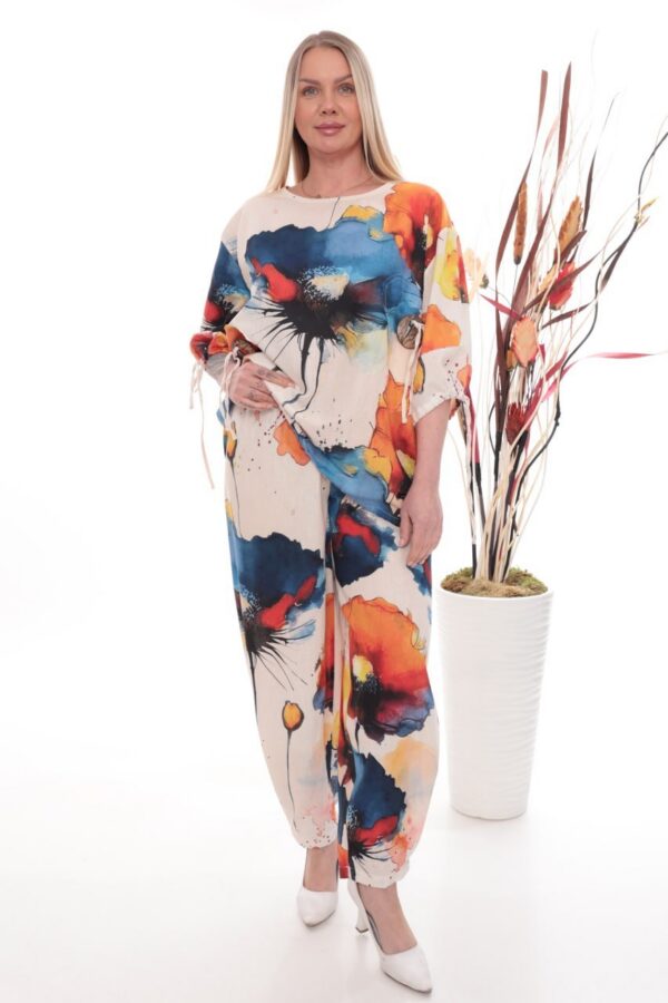 Colorful Floral Print Co-ord Set Colorful Floral Print Co-ord Set