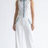TATU1388 Patterned Knit Vest and Pants Set TATU1388 Patterned Knit Vest and Pants Set