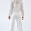 TATU2000 Premium Lace Top & White Pants Set
