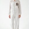 TATU2000 Premium Lace Top & White Pants Set