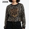 TATU2006 Sequin Crop Top - Premium Wholesale TATU2006 Sequin Crop Top - Premium Wholesale