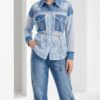 Premium Color-Block Denim Jacket & Jogger Set Premium Color-Block Denim Jacket & Jogger Set