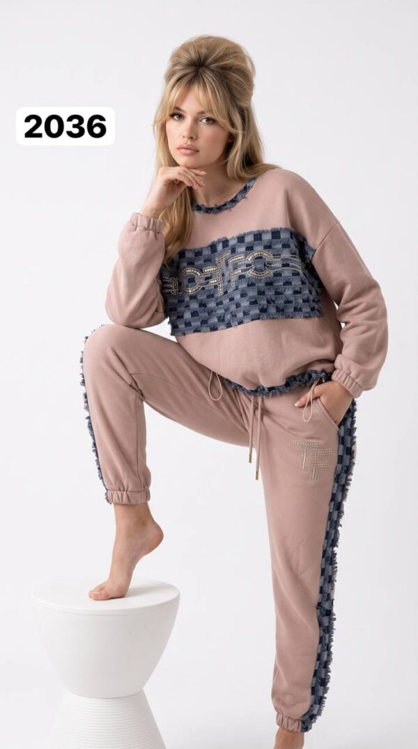 Premium Two-Piece Tracksuit Set – Distressed Denim & Cotton Blend tg_0a3e8b3a06e95750 Premium Two-Piece Tracksuit Set - Distressed Denim & Cotton Blend