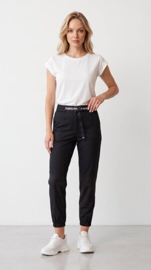 Premium Black Jogger Trousers