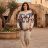 tg_41c9600bbc25b92b Premium Butterfly Print Blouse - Sizes 44-48