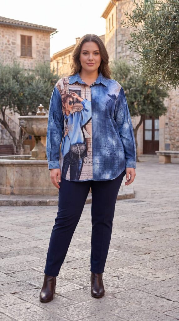 Premium Denim Art Shirt
