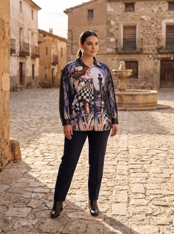 Premium Artistic Print Shirt