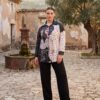 tg_ffab1c158ed3ac93 Mixed Pattern Button-Up Shirt