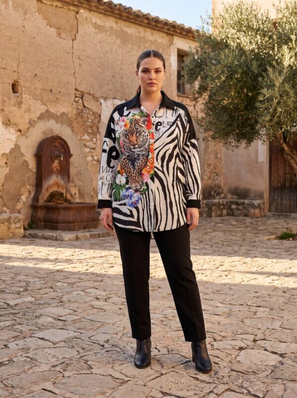 Premium Animal Print Statement Shirt