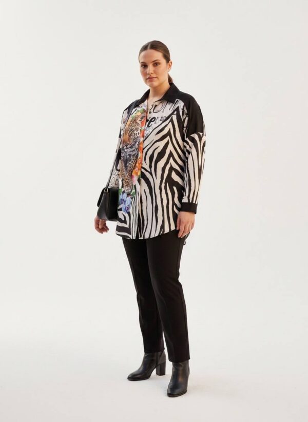 Premium Animal Print Statement Shirt