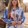 Premium Blue Graphic Shirt