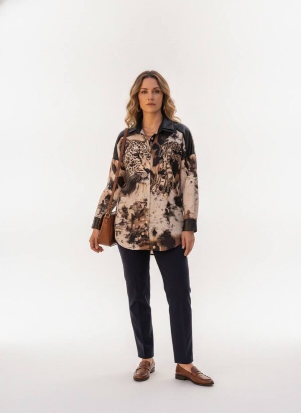 Premium Patterned Button-Up Shirt