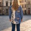 tg_1492acf02d397abc Premium Denim Shirt with Graphic Print