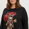 tg_16dfc65eae81175a Premium Cat Print Sweatshirt - Wholesale Blouse 44-48