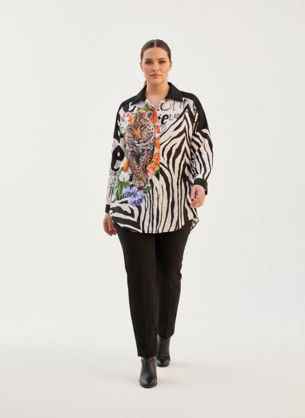 Premium Animal Print Statement Shirt