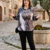 Premium Animal Print Silk Shirt