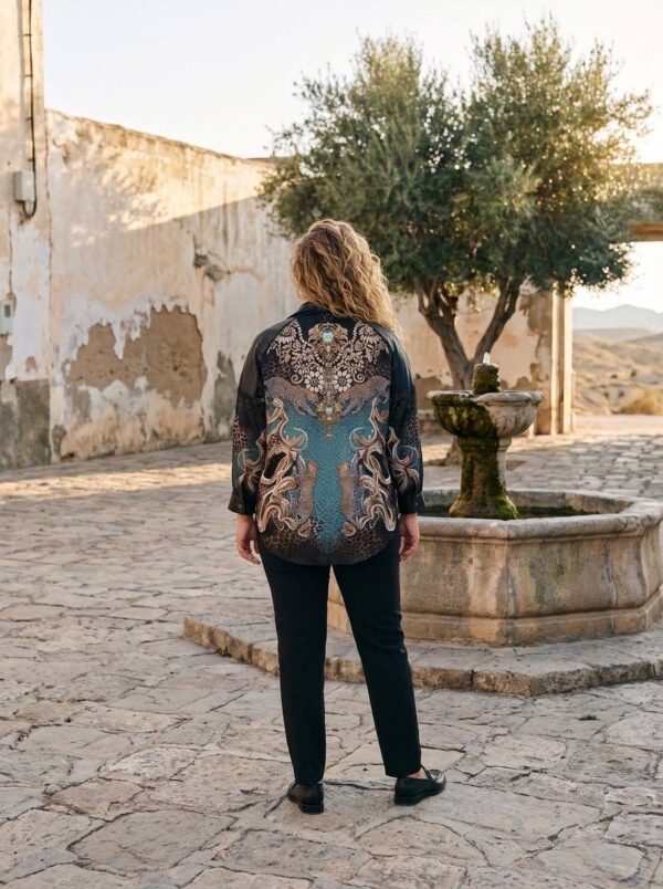 Premium Embroidered Shirt - Sizes 44-48