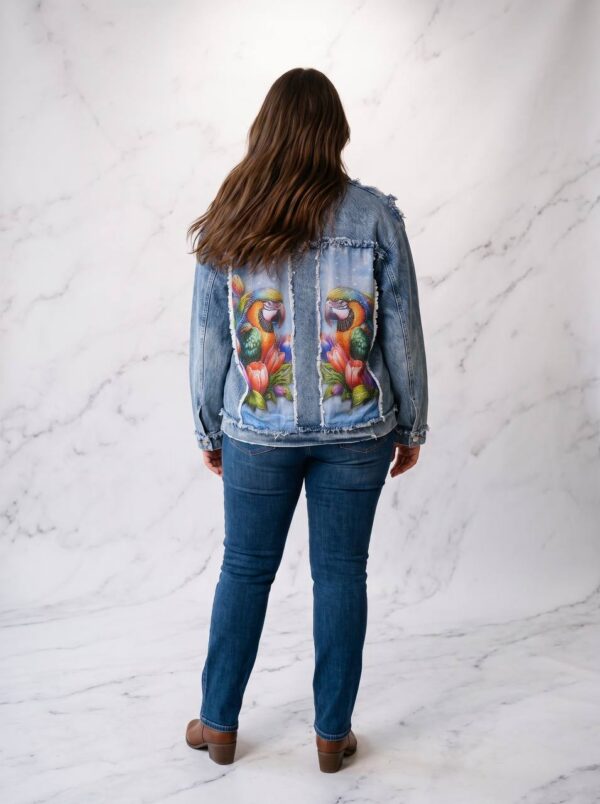 tg_658df3342dab229c Premium Denim Jacket with Mesh Pockets