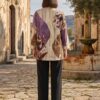 tg_65d4a5029357df14 Premium Mixed Print Zip-Up Jacket with Coordinating Trousers