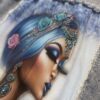 tg_6c098ad01985fdb0 Premium Denim Jacket with Artistic Print