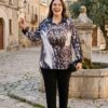 Premium Animal Print Silk Shirt
