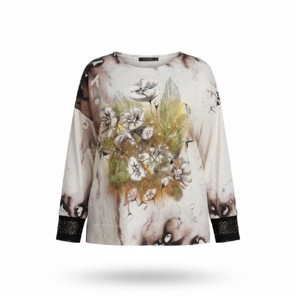 tg_95563b757eec4aef Premium Floral Print Blouse - Wholesale Women's Apparel