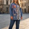 tg_ac27b0d387cf0239 Premium Denim Shirt with Graphic Print