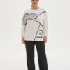 tg_bbeb270cdbe7c556 Premium Black & White Striped Blouse - Wholesale
