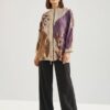 tg_c2e31245f1cdaf25 Premium Mixed Print Zip-Up Jacket with Coordinating Trousers