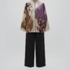 tg_d557966884f34472 Premium Mixed Print Zip-Up Jacket with Coordinating Trousers
